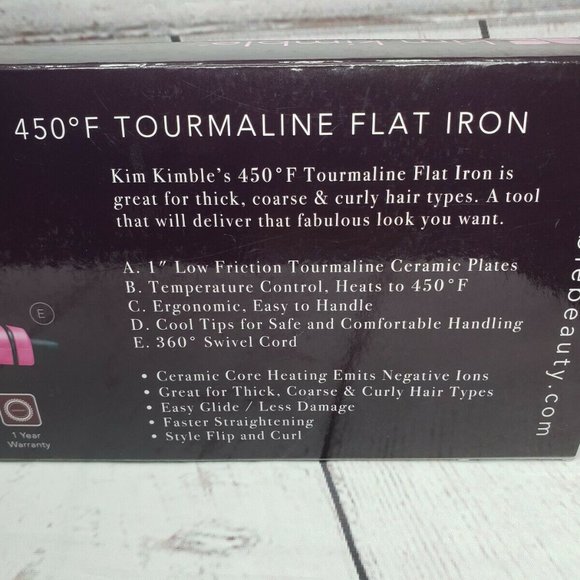 Kim Kimble Professional Pink Flat Iron main image 8